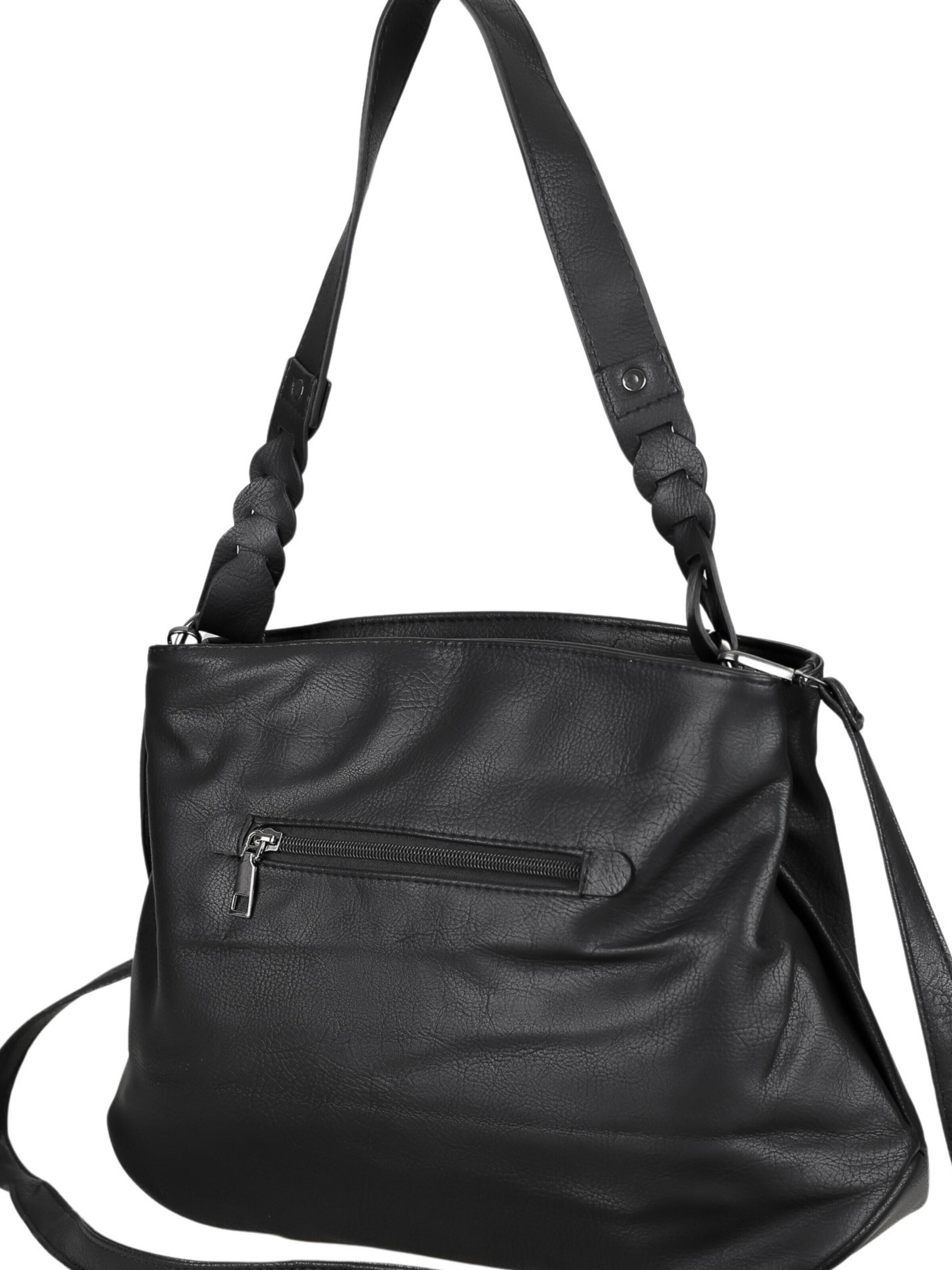 Toni&Friends Shoulder Bag 'Flechtzauber' in Black