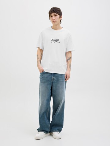JACK & JONES Μπλουζάκι 'JORAlmeria' σε λευκό
