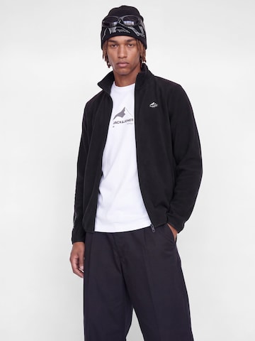 Giacca di pile di JACK & JONES in nero