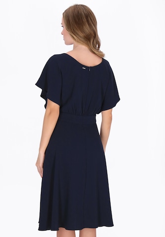 DreiMaster Klassik - Vestido de verano en azul