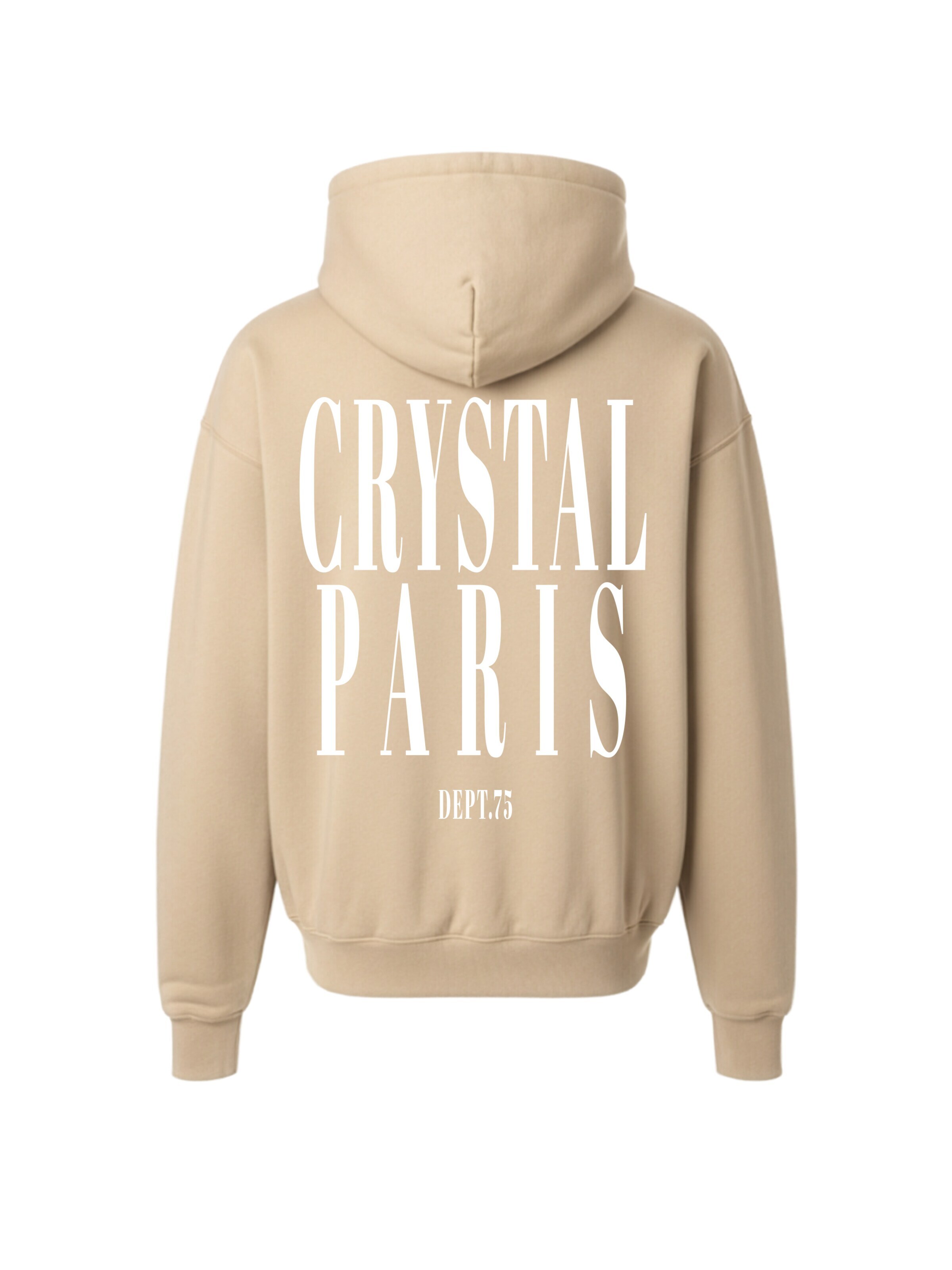 Crystal Paris Sweatshirt 'Face' in Brown