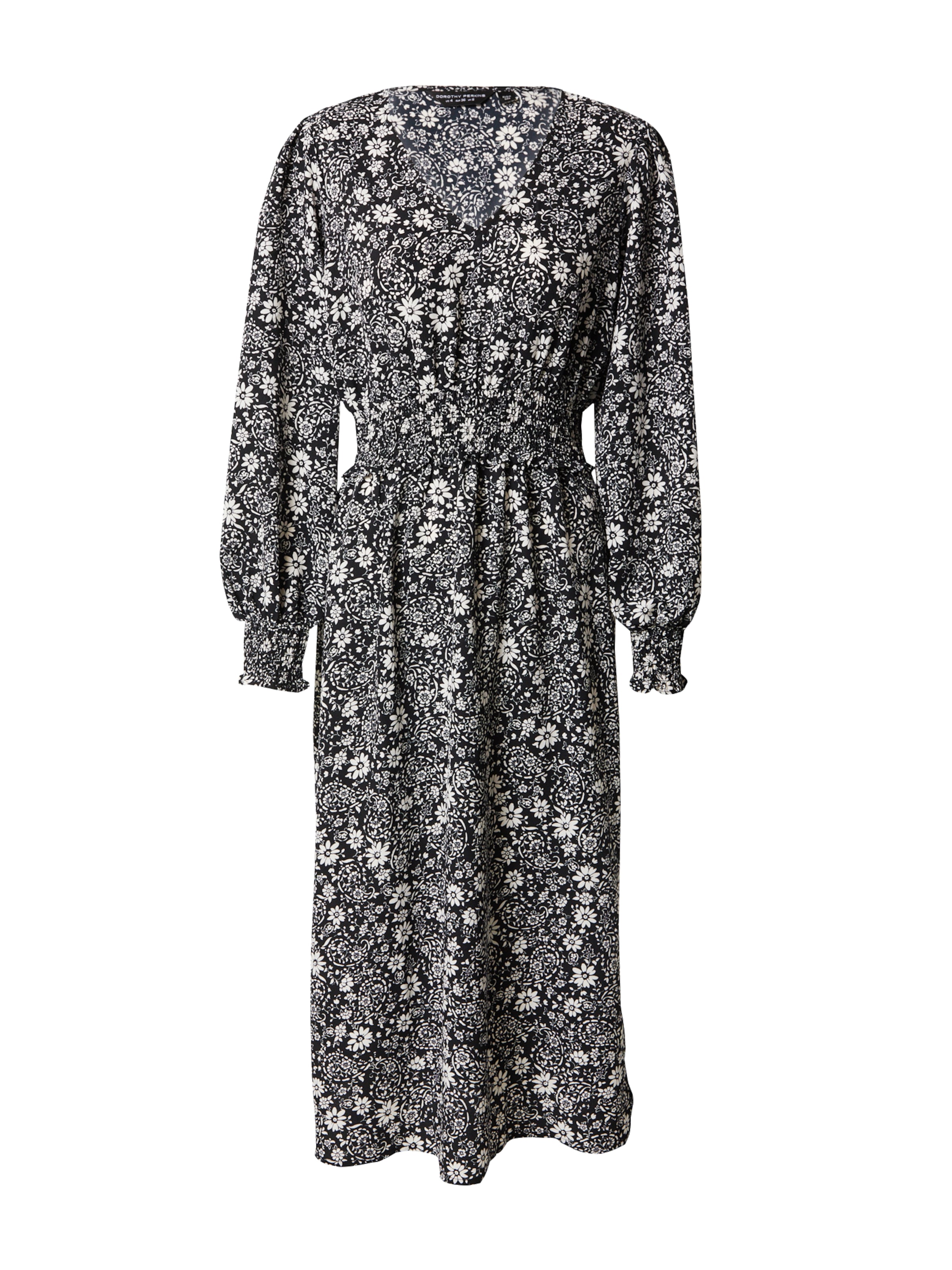 melns Dorothy Perkins Kleita: no priekšpuses