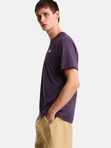 THE NORTH FACE Shirt 'EVO SD REG SS'‌‌‌‌ in Lila