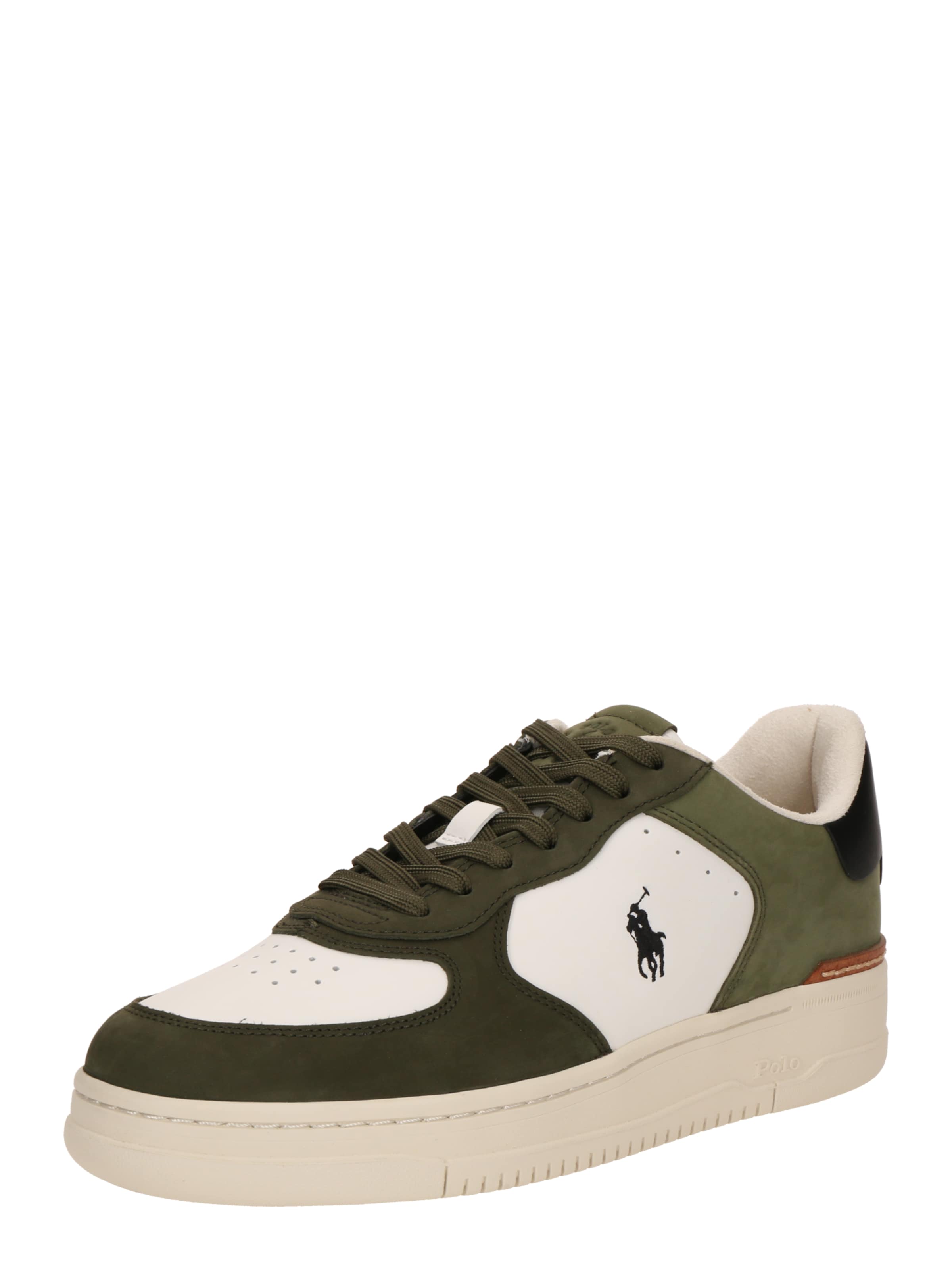 Polo Ralph Lauren Matalavartiset tennarit 'MASTERS CRT' värissä vihreä: etupuoli