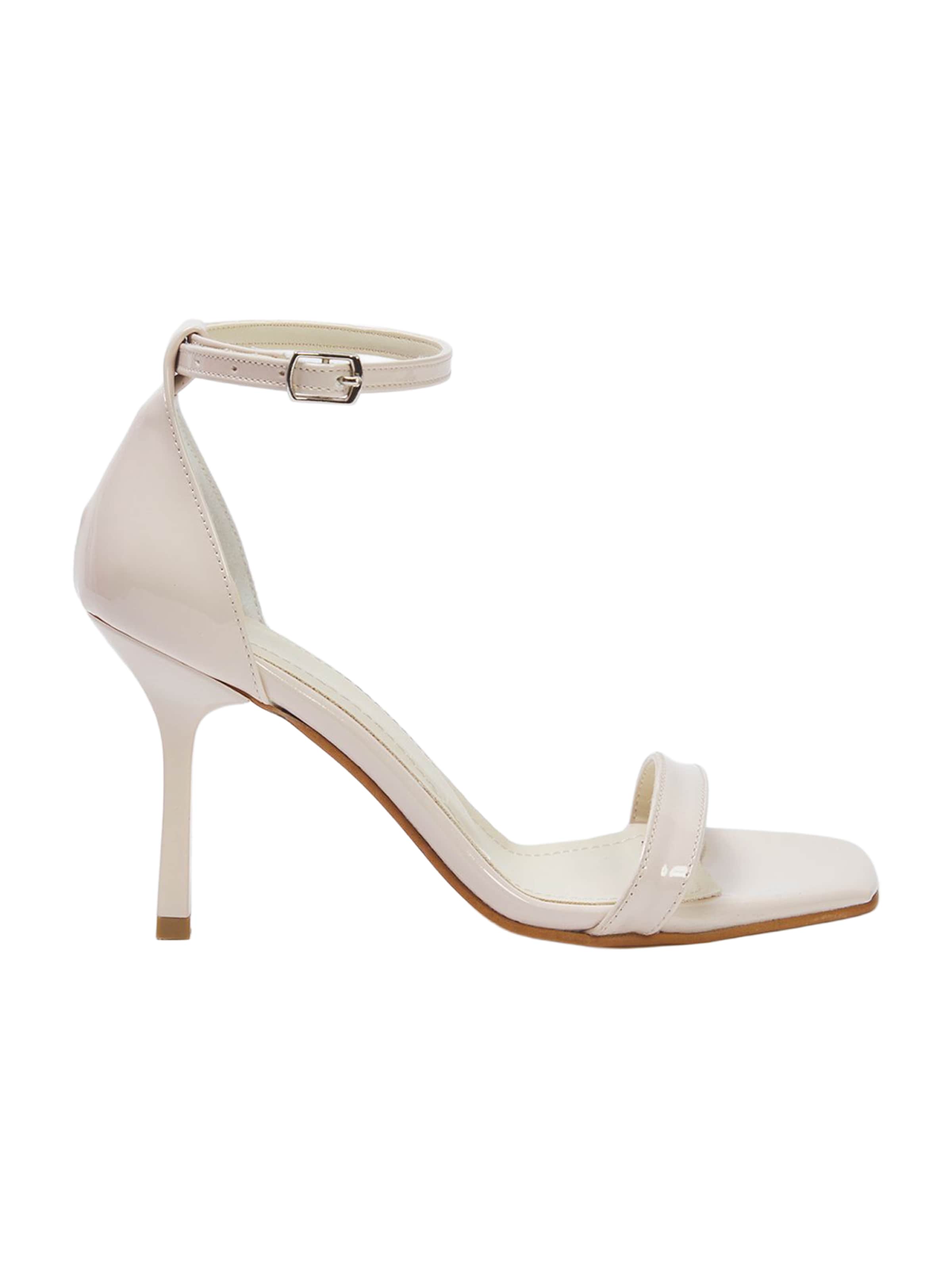 Trendyol - Sandalias con hebilla en beige: frente