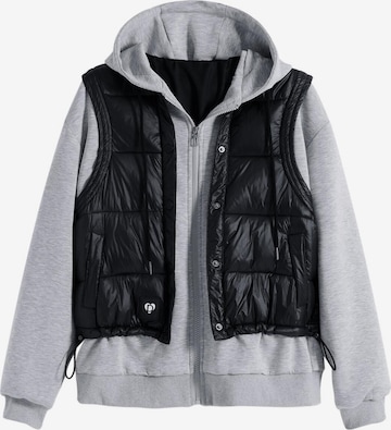 pilka Desigual Megztinis be užsegimo: priekis