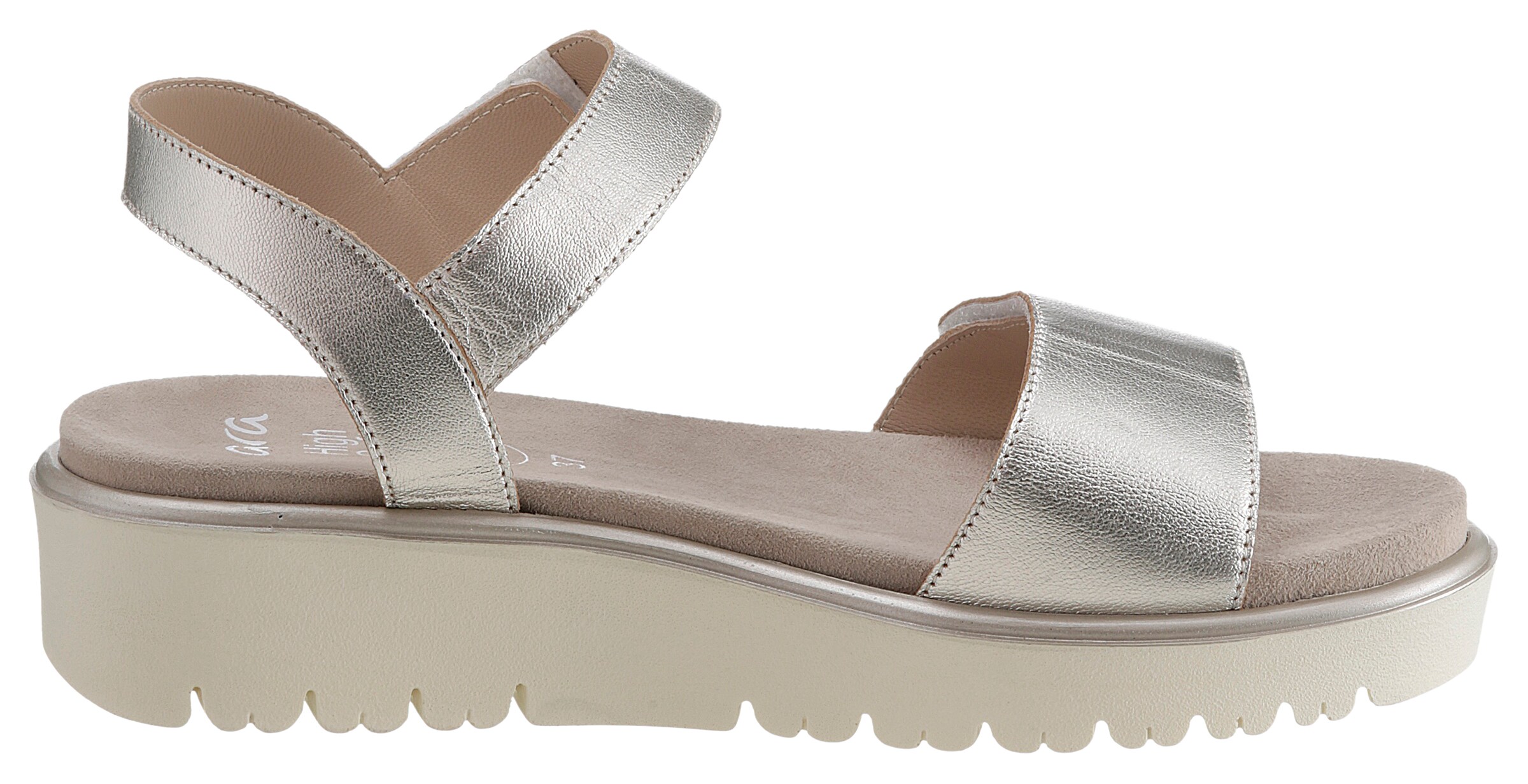 Sandalo 'Bilbao' di ARA in argento