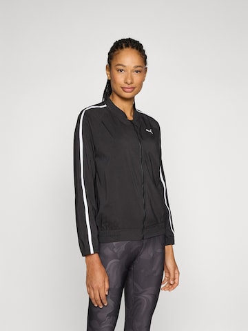 Vestes d’entraînement 'FLORAL RIBBON' PUMA en noir : devant