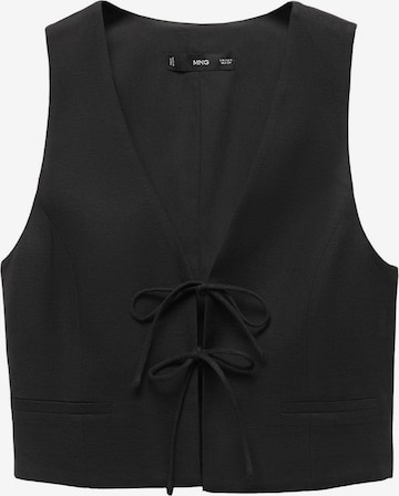 MANGO Kostymväst 'Lago' i svart: framsida