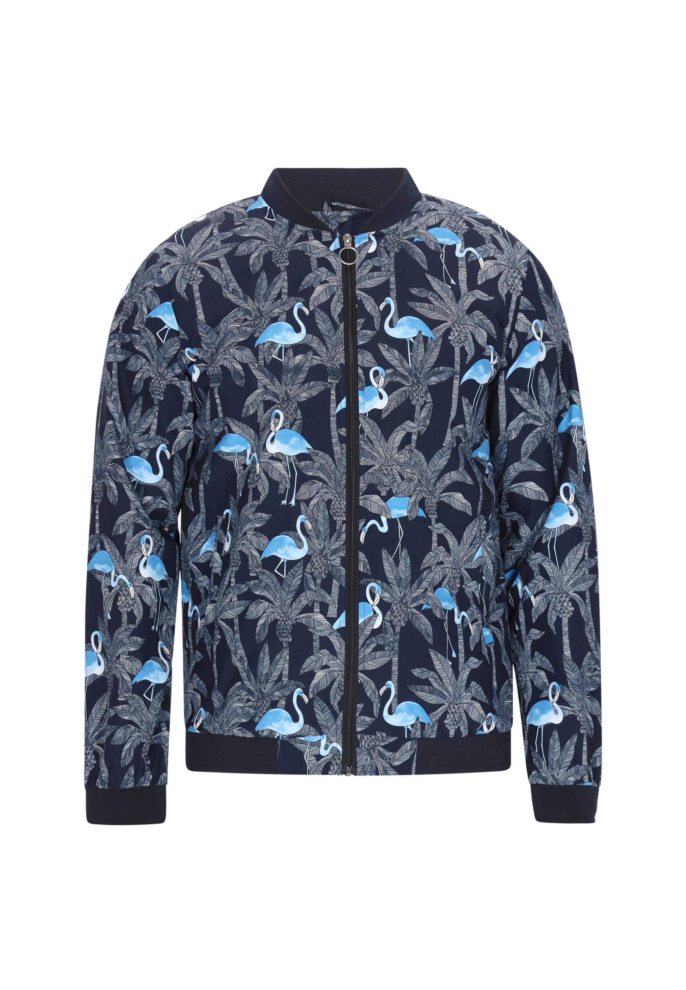 MO Tussenjas in Zwart: voorkant