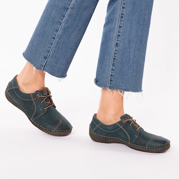 JOSEF SEIBEL Lace-Up Shoes 'Fergey' in Blue