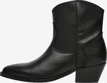 MANGO TEEN Cowboystiefel in Schwarz: predná strana