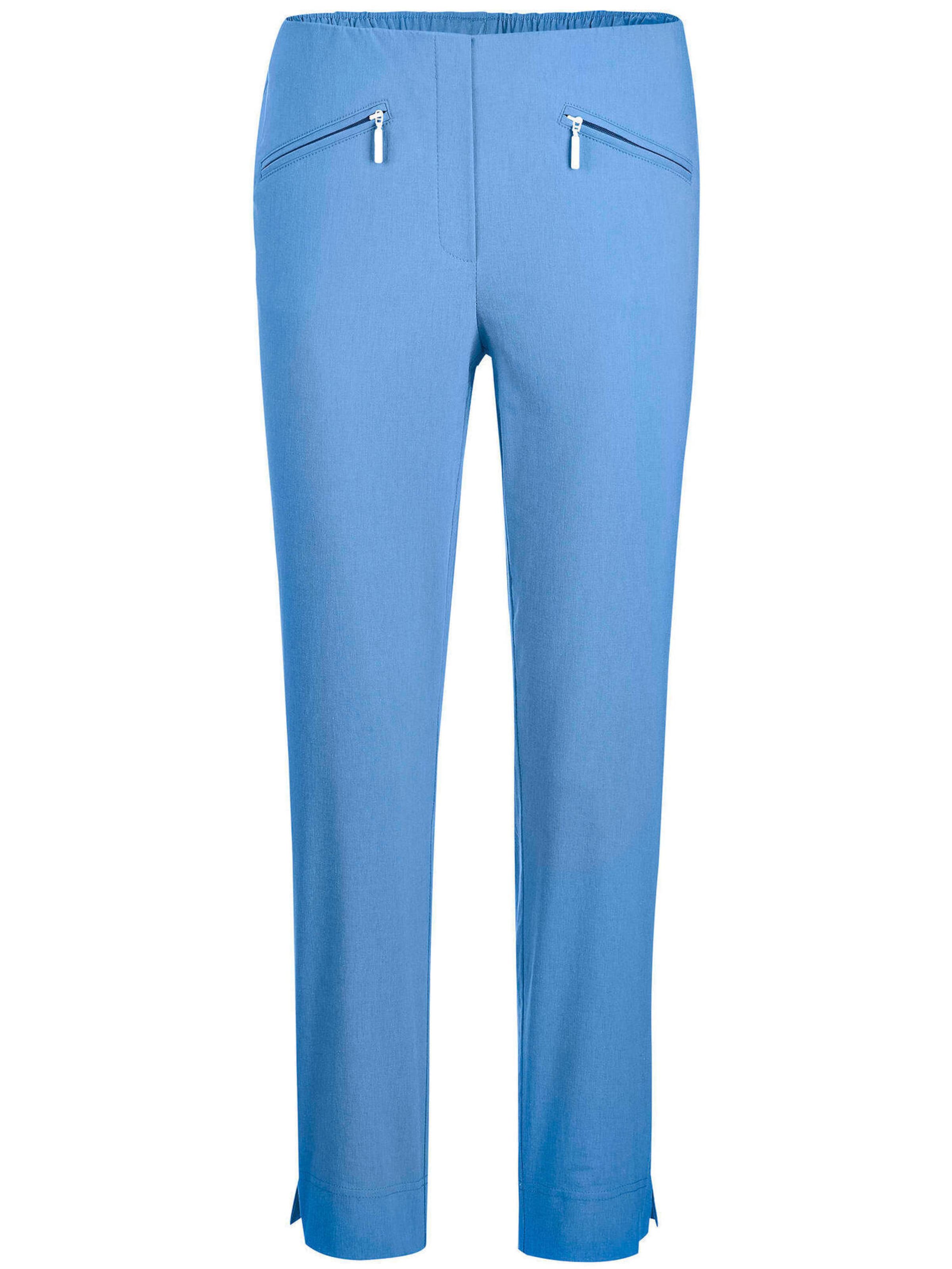 Goldner Hose 'LOUISA' in Blau: Vorderseite