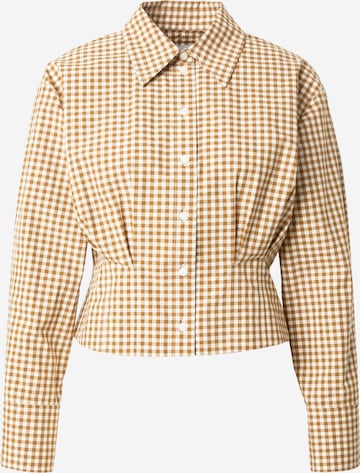 & Other Stories Bluse in Braun: Vorderseite