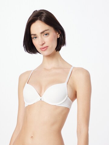 Invisible Soutien-gorge Hunkemöller en blanc : devant