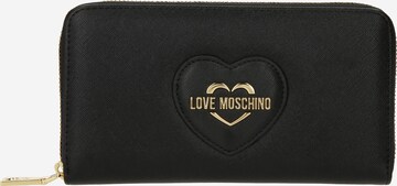 Porte-monnaies 'SWEET HEART' Love Moschino en noir : devant