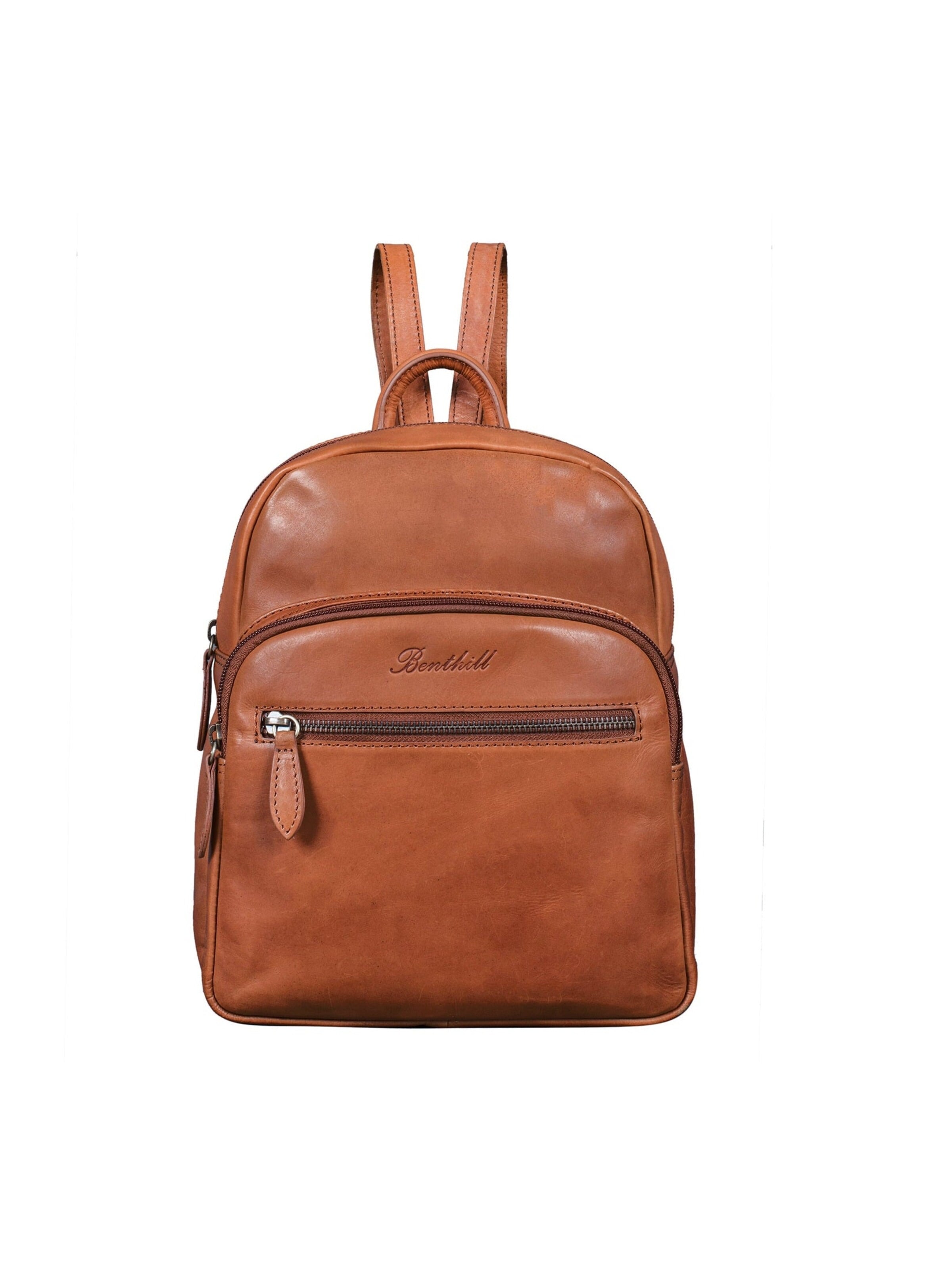 Benthill Backpack in Brown: front