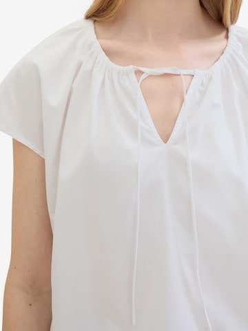 TOM TAILOR - Blusa en blanco