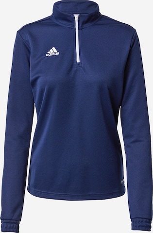 ADIDAS PERFORMANCE Athletic Sweater 'Entrada 22' in Blue: front