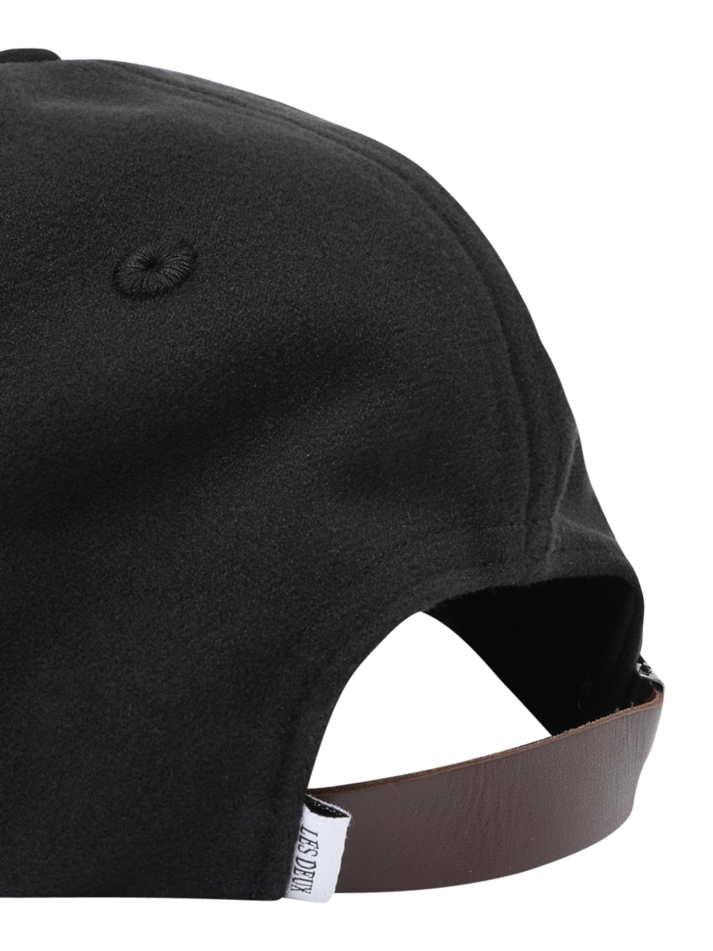 Les Deux Keps 'Ivy League' i svart