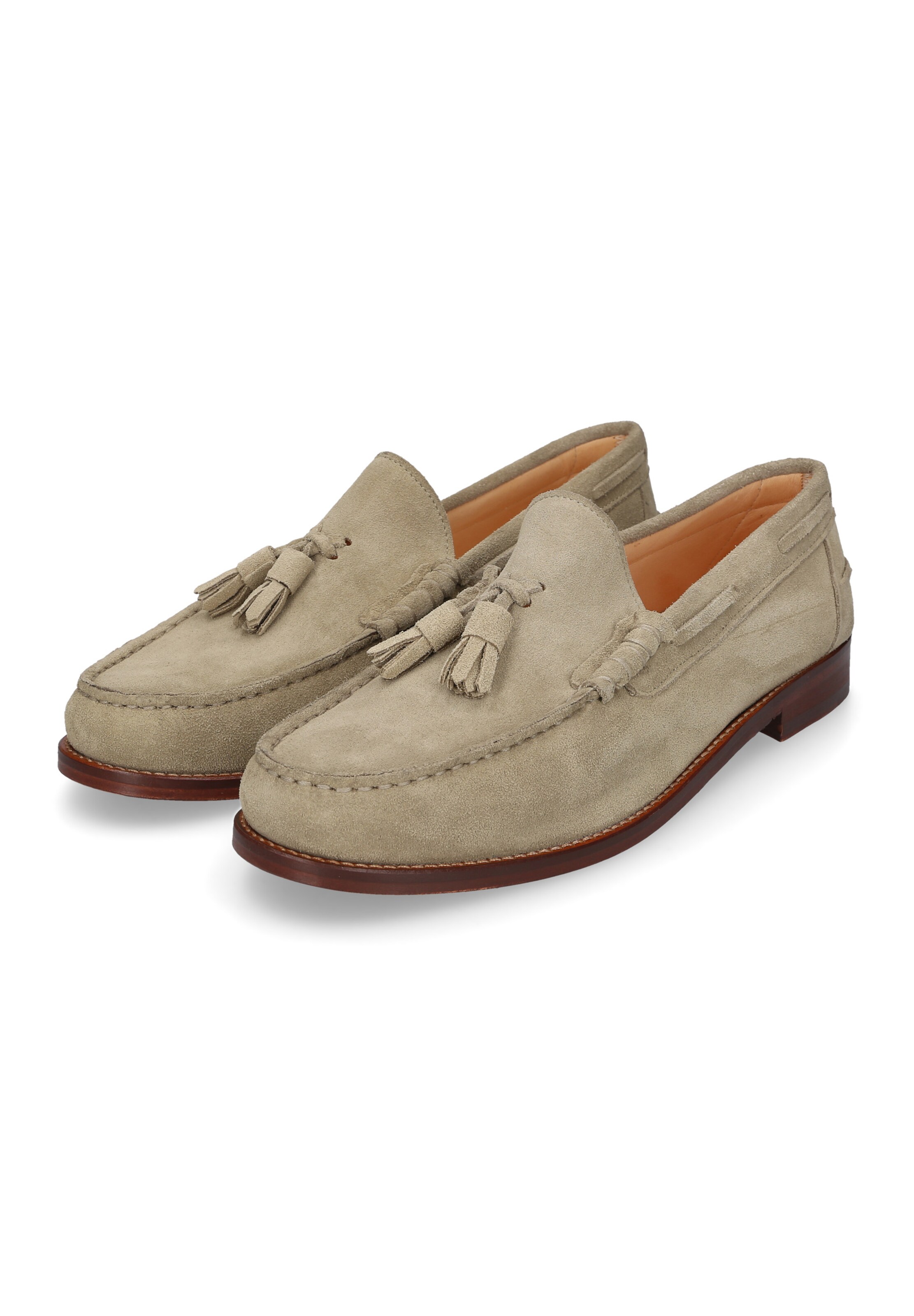 Henry Stevens Slip-ons 'Riley' in Beige