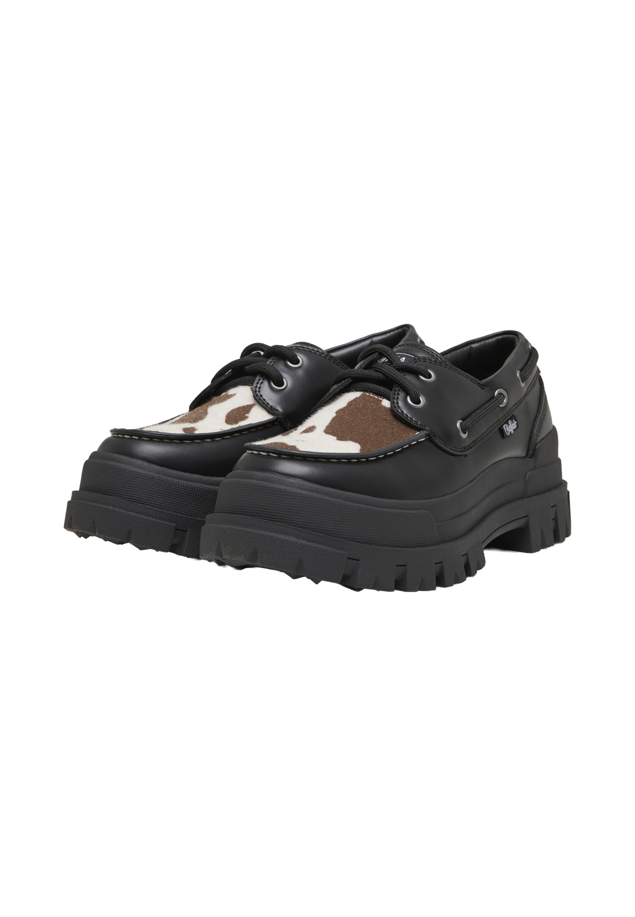 BUFFALO - Mocassins 'Aspha' em preto