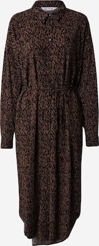 Robe-chemise 'Freedom' Soft Rebels en marron : devant