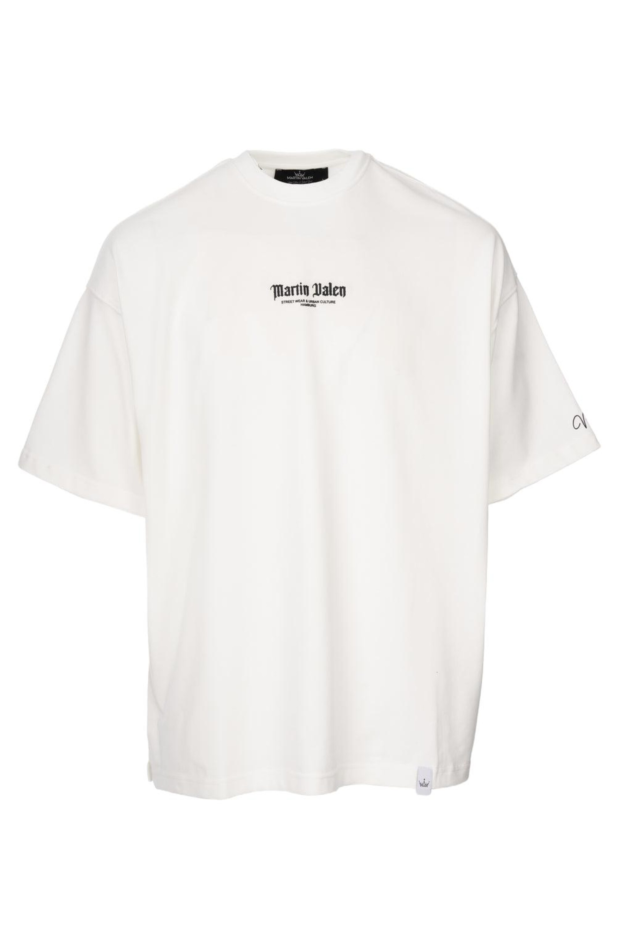 MARTIN VALEN Shirt in Wit: voorkant