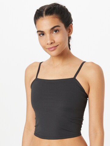 Girlfriend Collective Sports top in Black: front