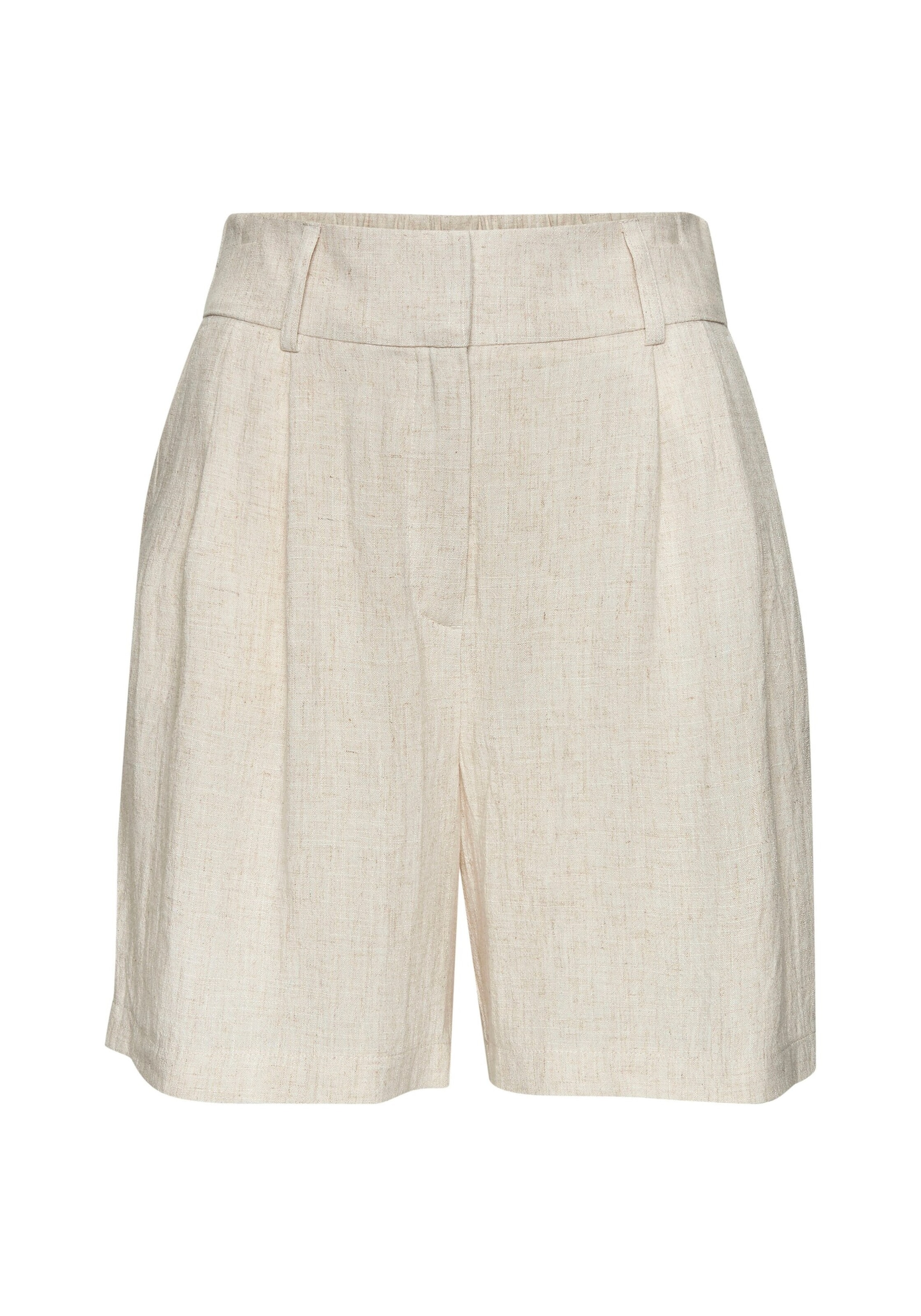 LASCANA Voľný strih Plisované nohavice - Béžová: predná strana