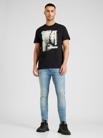 T-Shirt 'HQ' G-Star RAW en noir