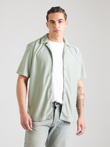 Only & Sons Regular fit Overhemd 'ONSKari' in Groen: voorkant