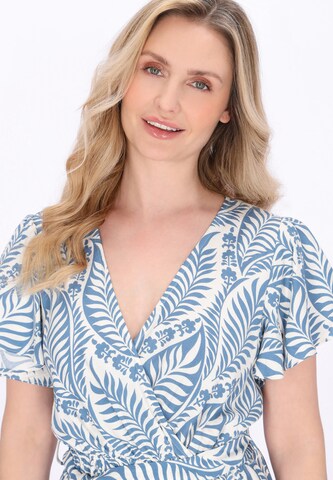 Usha - Vestido em azul