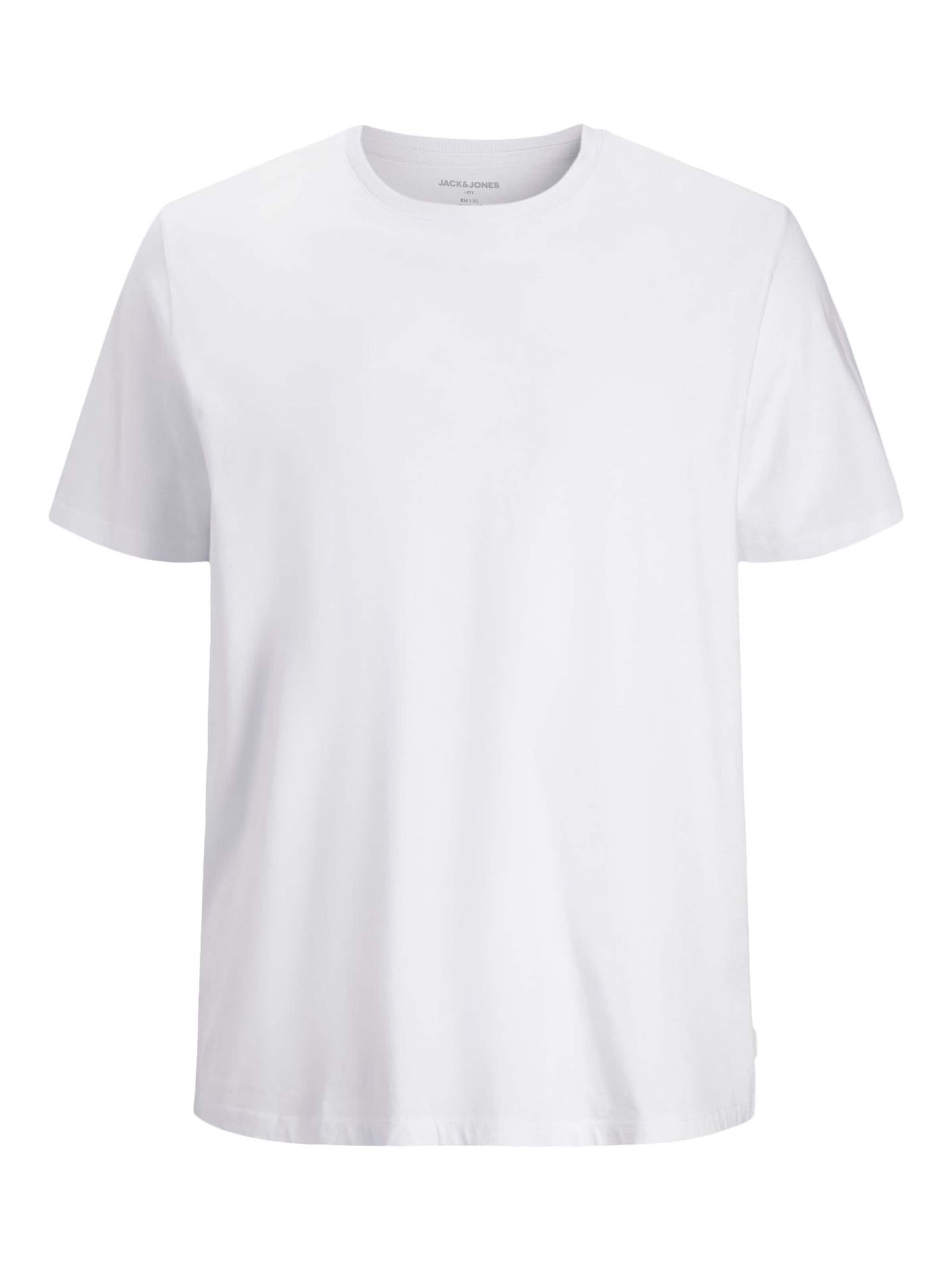Jack & Jones Plus Футболка в Белый: спереди