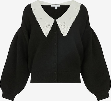 lily and lionel Strickjacke 'Suzzanna' in Schwarz: Vorderseite