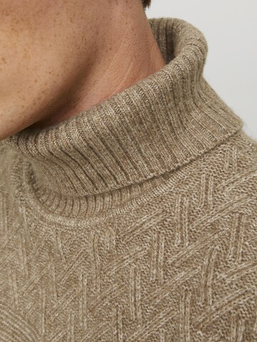 JACK & JONES Sweater 'Milo' in Beige