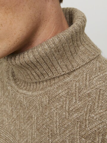 Pull-over 'Milo' JACK & JONES en beige