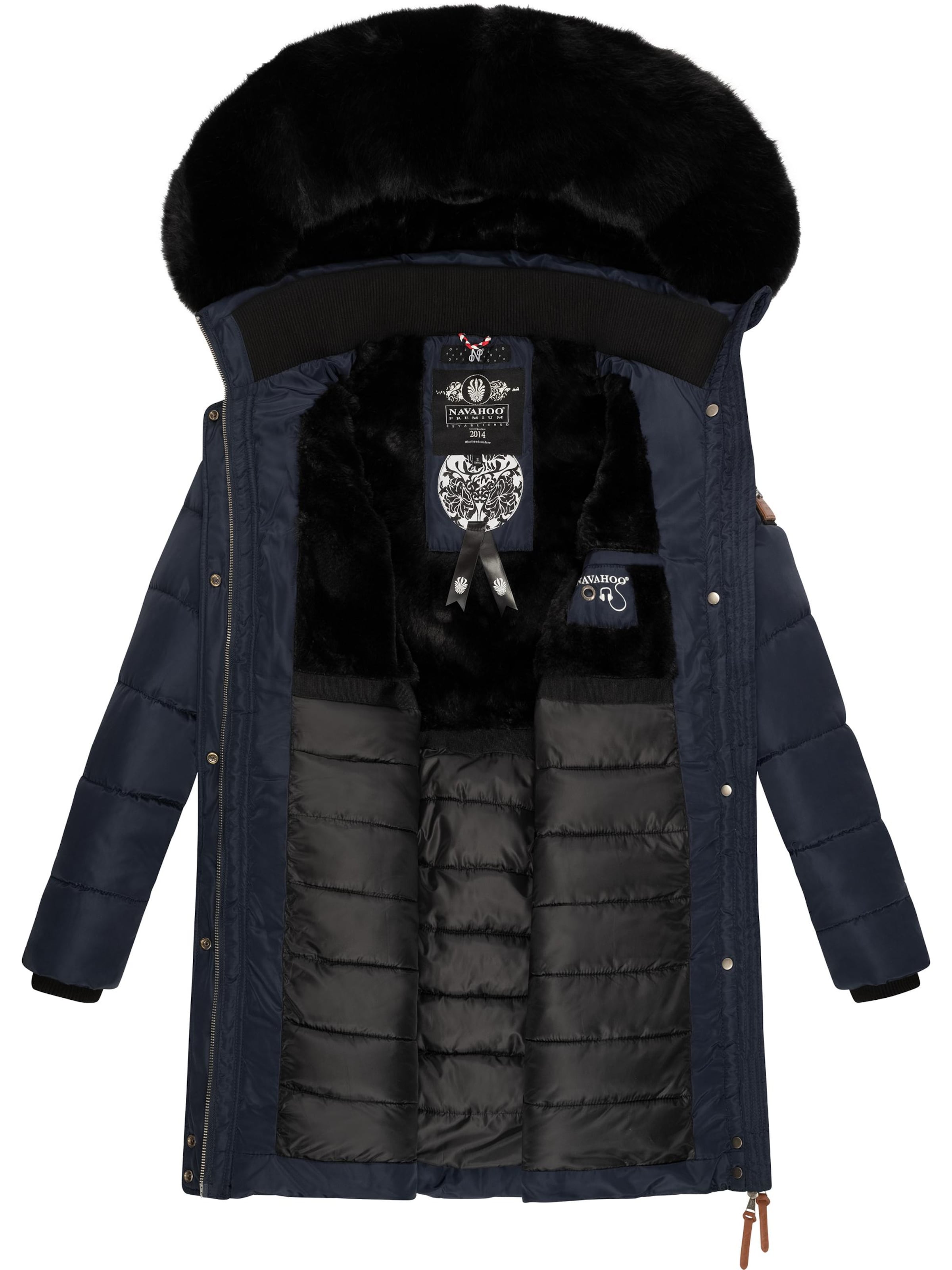 NAVAHOO Mantel 'Paula' in Blau