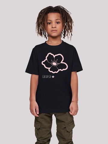 F4NT4STIC Shirt 'Kirschblüten Japan' in Black: front