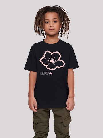 T-Shirt 'Kirschblüten Japan' F4NT4STIC en noir : devant