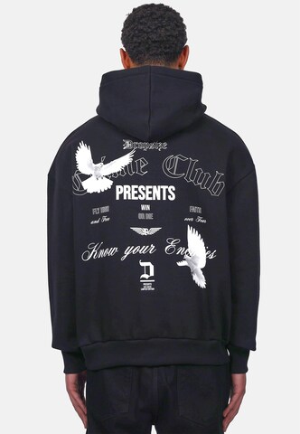 Dropsize Sweatshirt 'Enemies' in Schwarz: Vorderseite