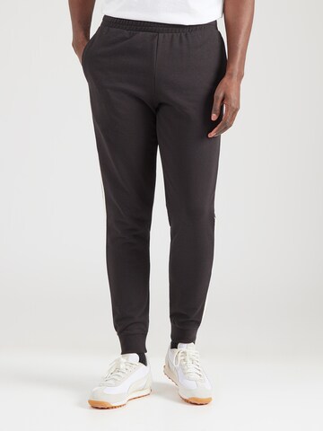 Effilé Pantalon 'Essentials' PUMA en noir : devant