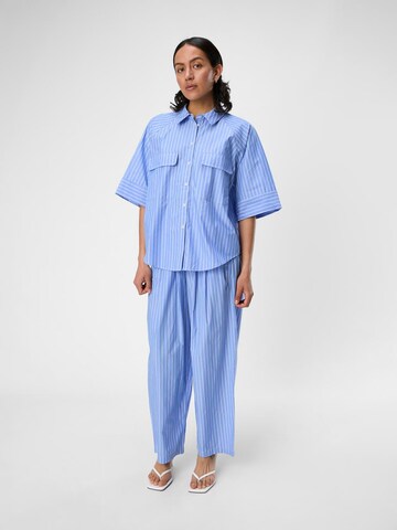 Camicia da donna 'POPLINA' di OBJECT in blu