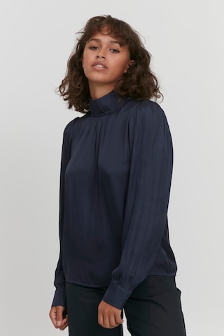 PULZ Jeans Blouse 'PZDOROTA' in Blue: front