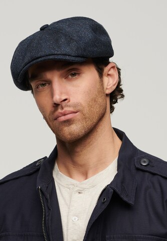 Superdry Muts in Blauw: voorkant