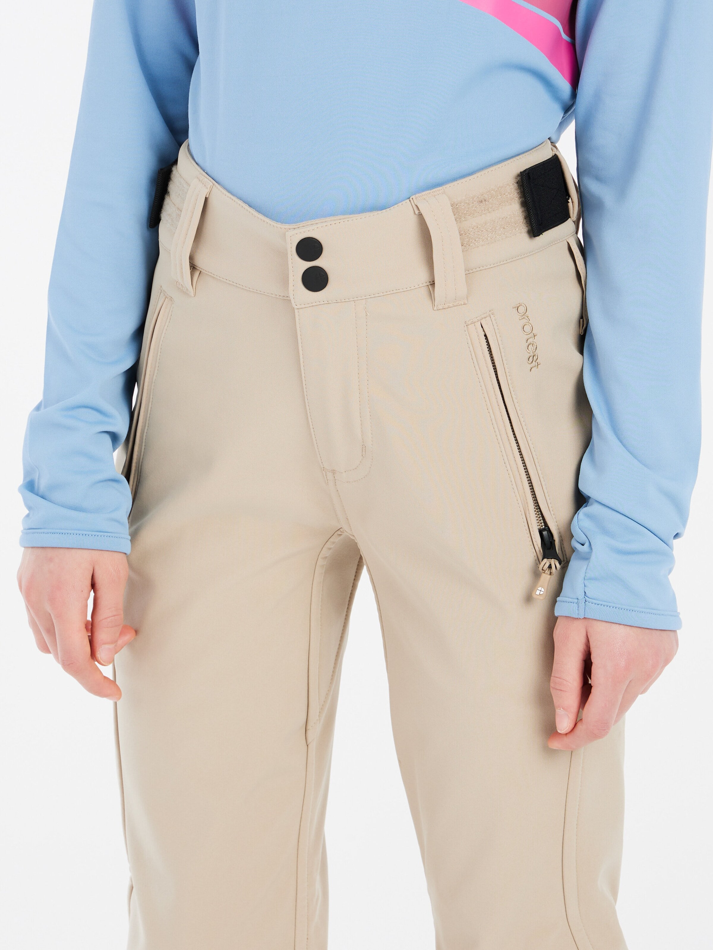 PROTEST Slim fit Sports trousers 'RELOLE JR' in Brown