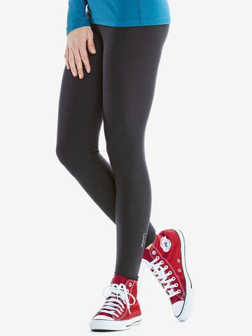 Skinny Pantalon de sport 'AEL112C' Winshape en noir : devant