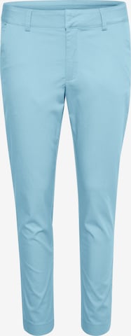 Kaffe Slim fit Chino Pants 'Lea ' in Blue: front