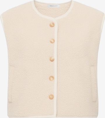 SASSYCLASSY Weste in Beige: Vorderseite