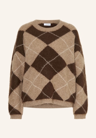 darling harbour Sweatshirt in Brown: front